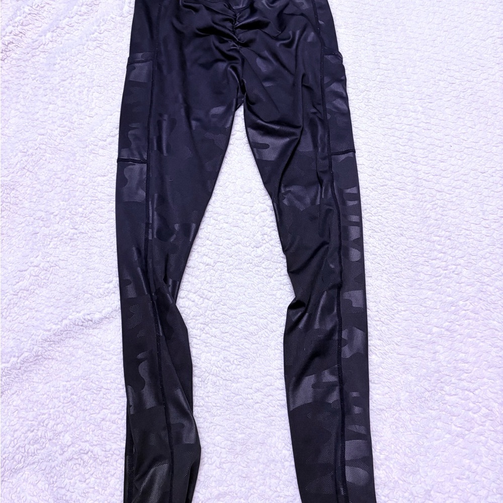 Black Camouflage Leggings